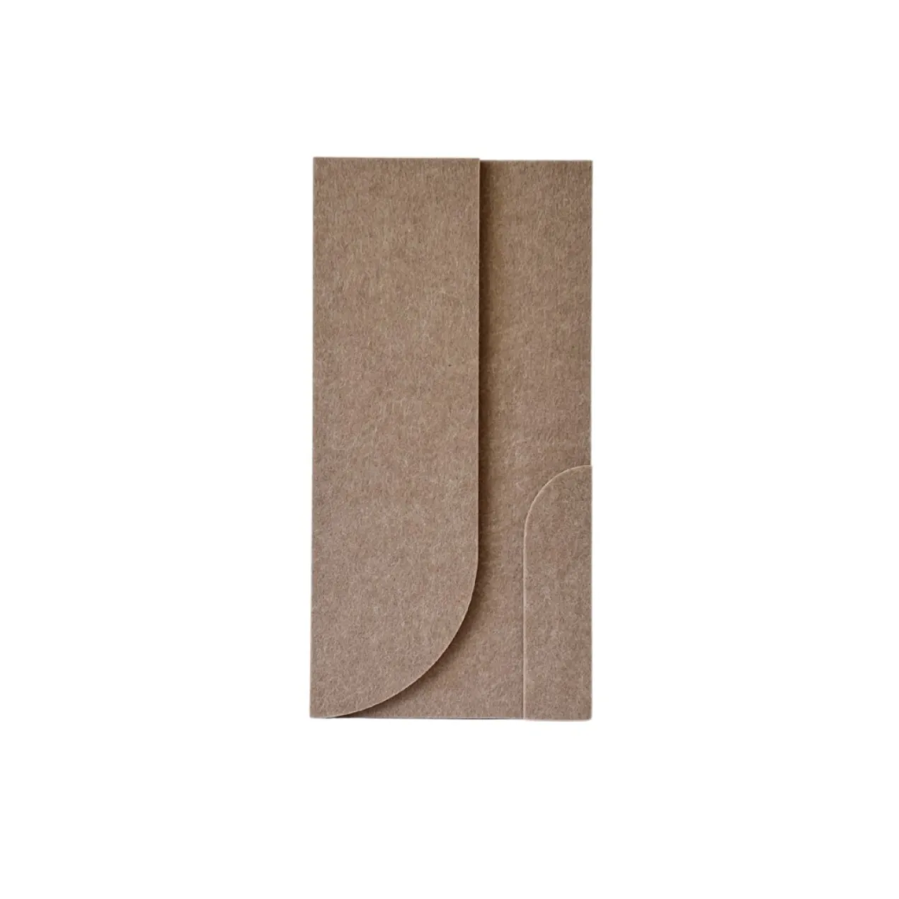 Wandpaneel Duet 40x20 cm brown - set van 4