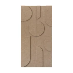 Wandpaneel Duet 40x20 cm brown - set van 4