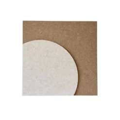 Wandpaneel Luna brown/beige 40x40 cm set van 4