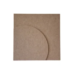 Wandpaneel Luna brown 40x40cm set van 4