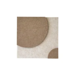 Wandpaneel Luna 20x20 cm beige/brown - set van 4