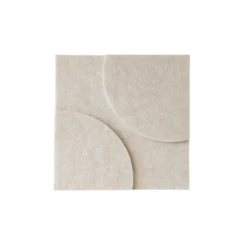 Wandpaneel Luna 20x20 cm beige - set van 4