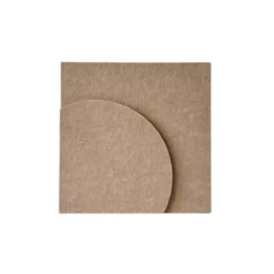 Wandpaneel Luna 20x20 cm brown - set van 4
