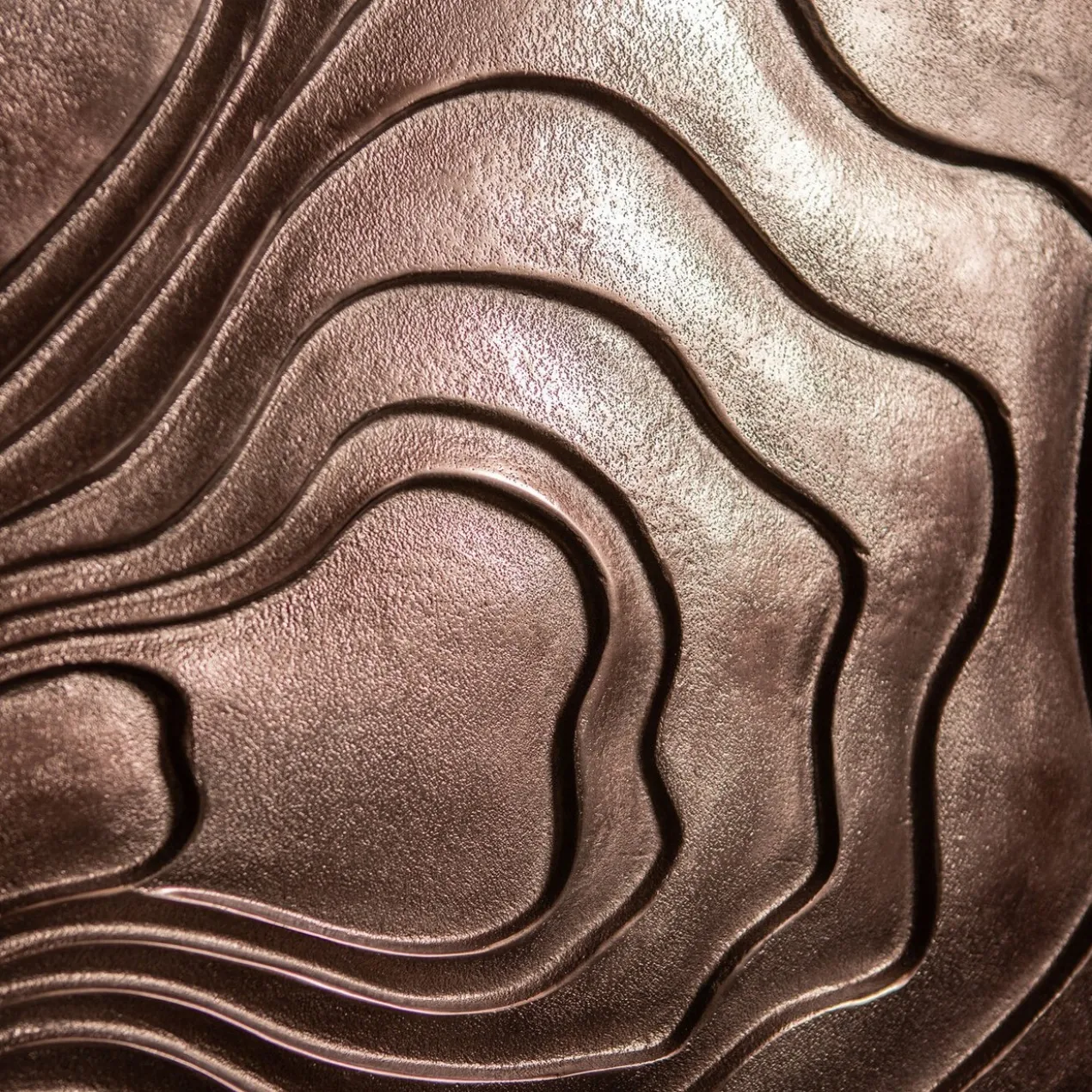 Wandpaneel Sierra brons 100x90 cm - set van 2