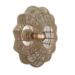 Wand / plafondlamp Bowie medium naturel