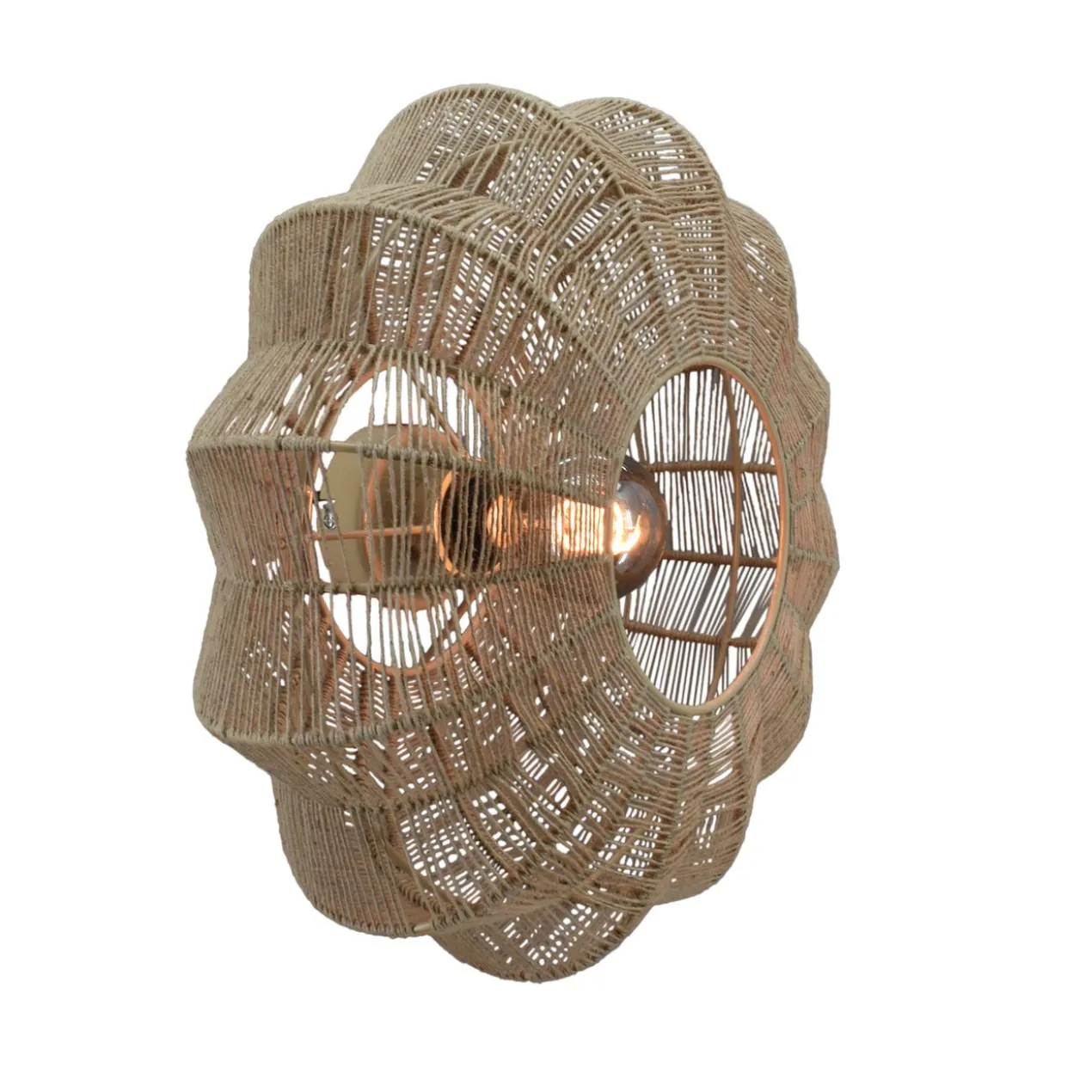 Wand / plafondlamp Bowie medium naturel