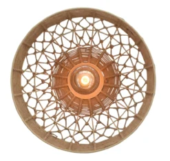 Wand / plafondlamp Noah medium naturel