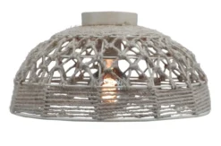 Wand / plafondlamp Noah small naturel