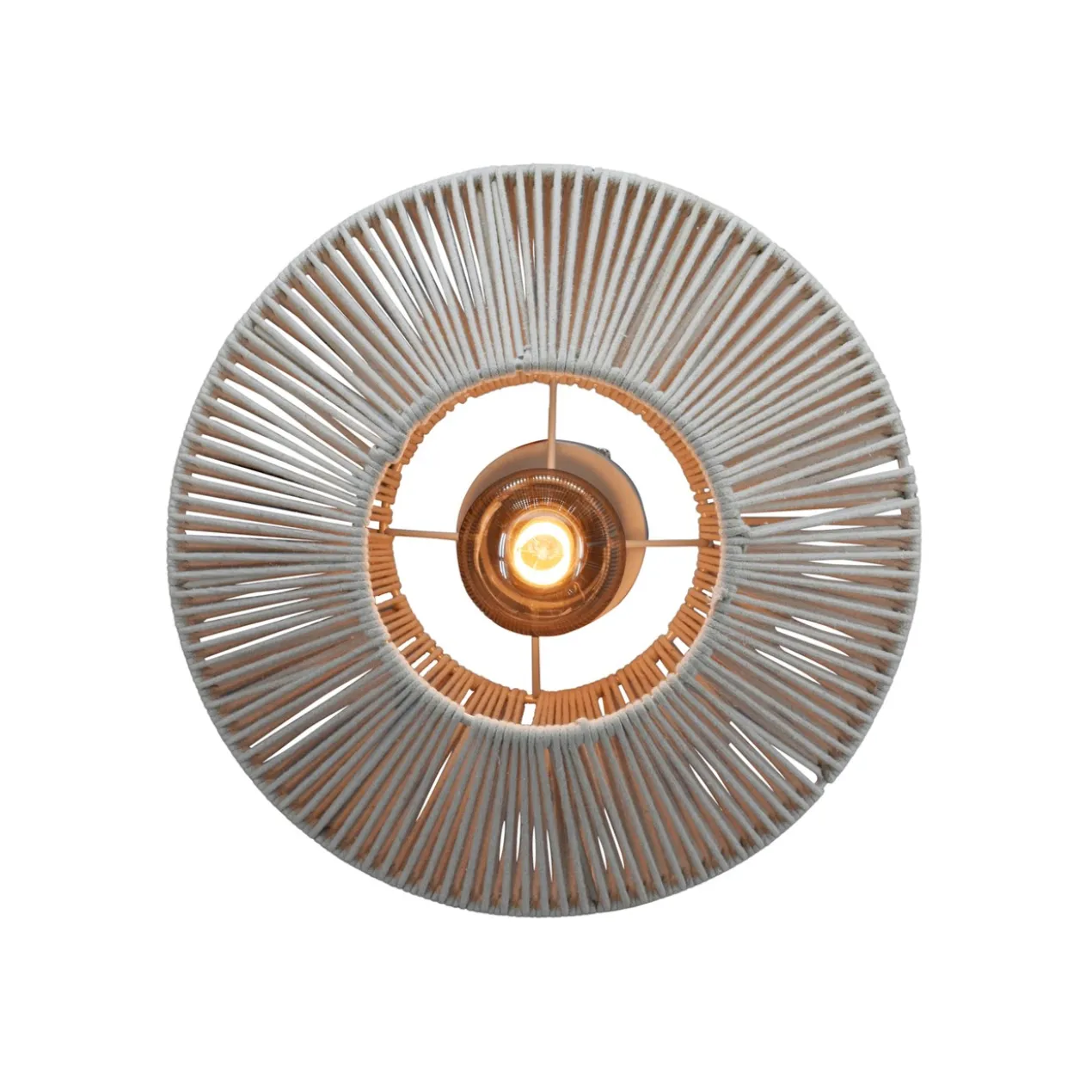Wand / plafondlamp Owen beige small