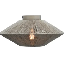Wand / plafondlamp Owen naturel medium