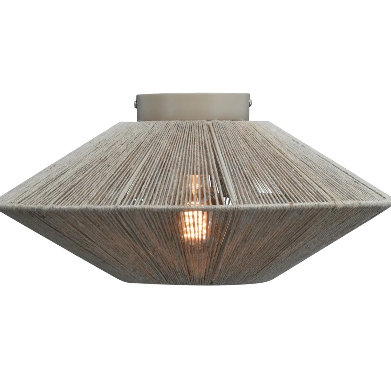Wand / plafondlamp Owen naturel medium