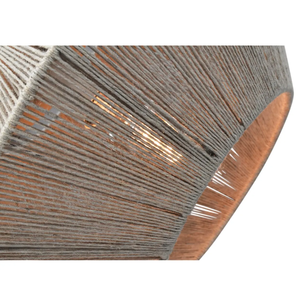 Wand / plafondlamp Owen naturel medium