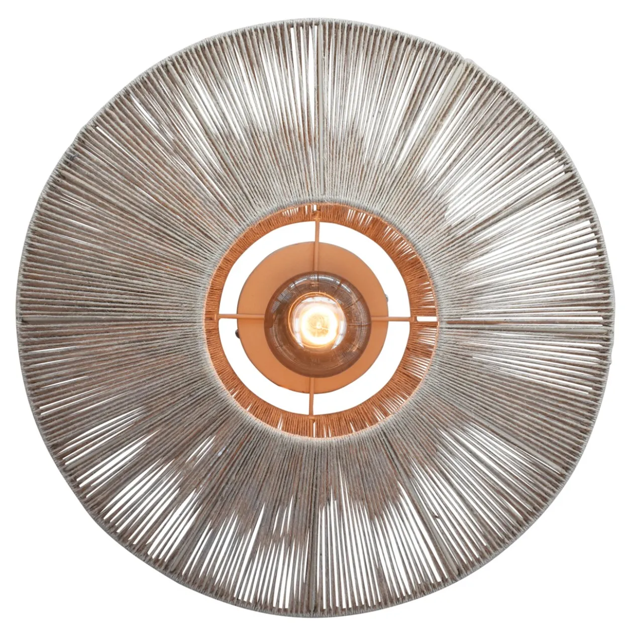 Wand / plafondlamp Owen naturel medium