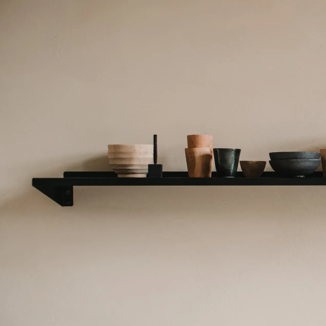 Wandplank °01 | 40 cm Black