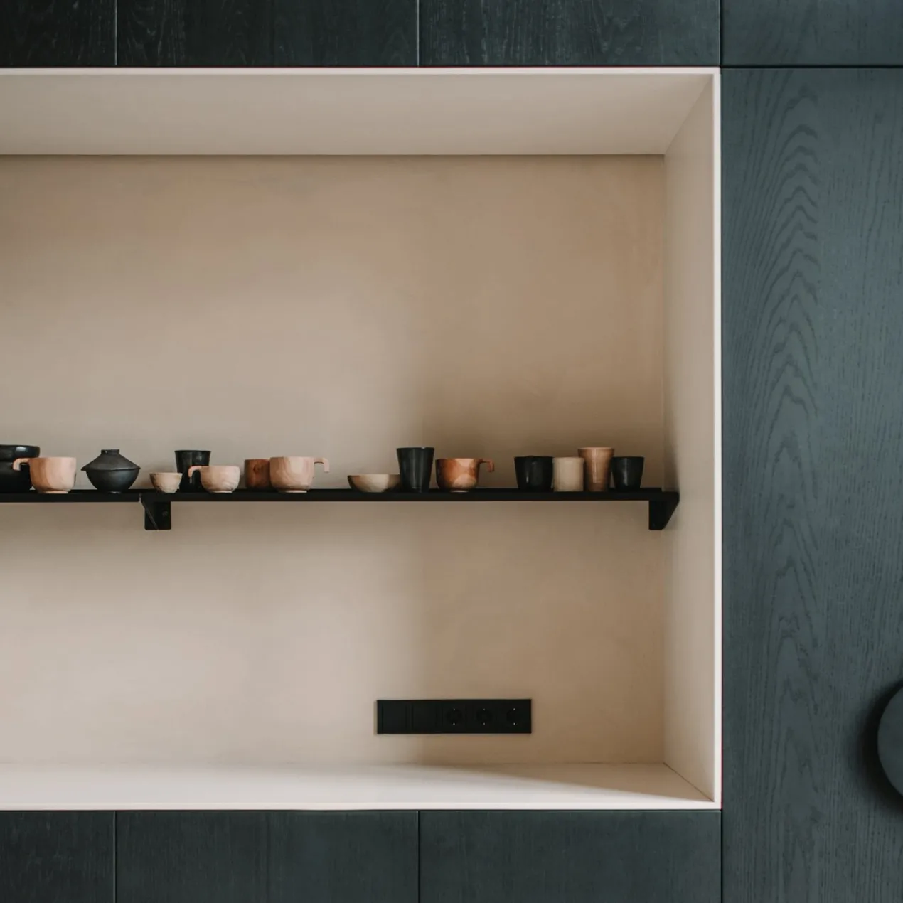 Wandplank °01 | 90 cm Black