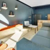 Wandplank Corniche S zwart