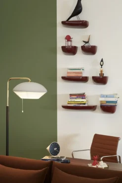 Wandplank Corniche S zwart