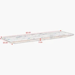 Wandplank Craftsman - set van 2 Wandplank Craftsman 60cm - set van 2 (ACCM62a)