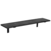 Wandplank Factory zwart set van 2 - ACFW67
