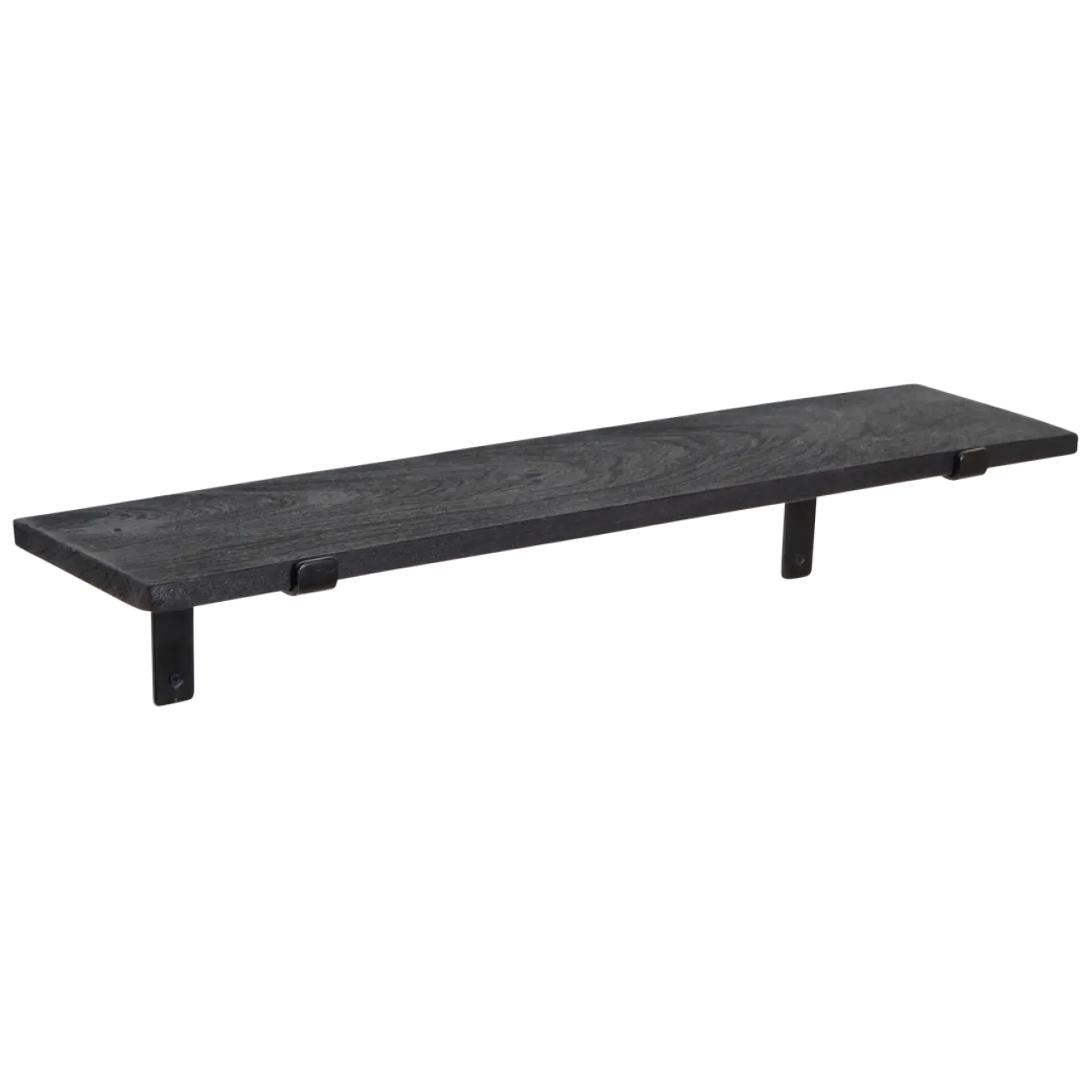 Wandplank Factory zwart set van 2 - ACFW67