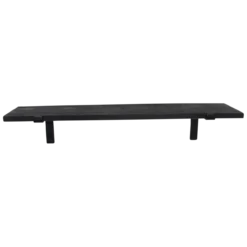 Wandplank Factory zwart set van 3 - ACFW67