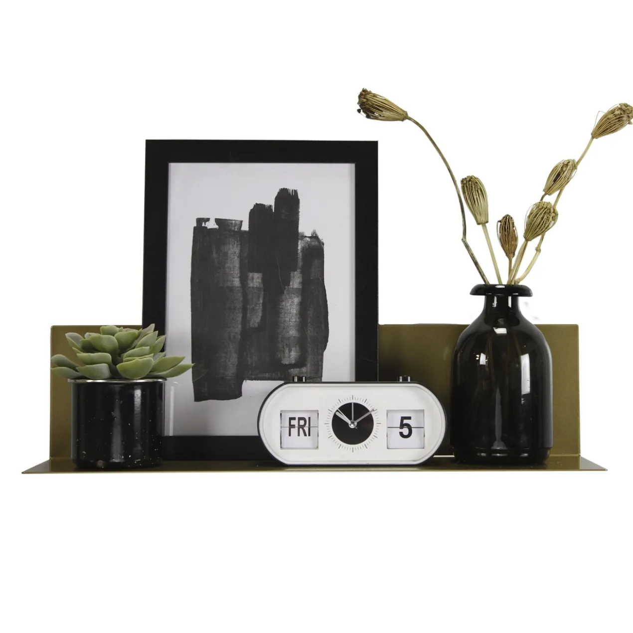 Wandplank magnetisch large goud