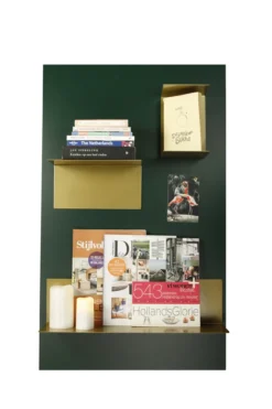 Wandplank magnetisch large goud