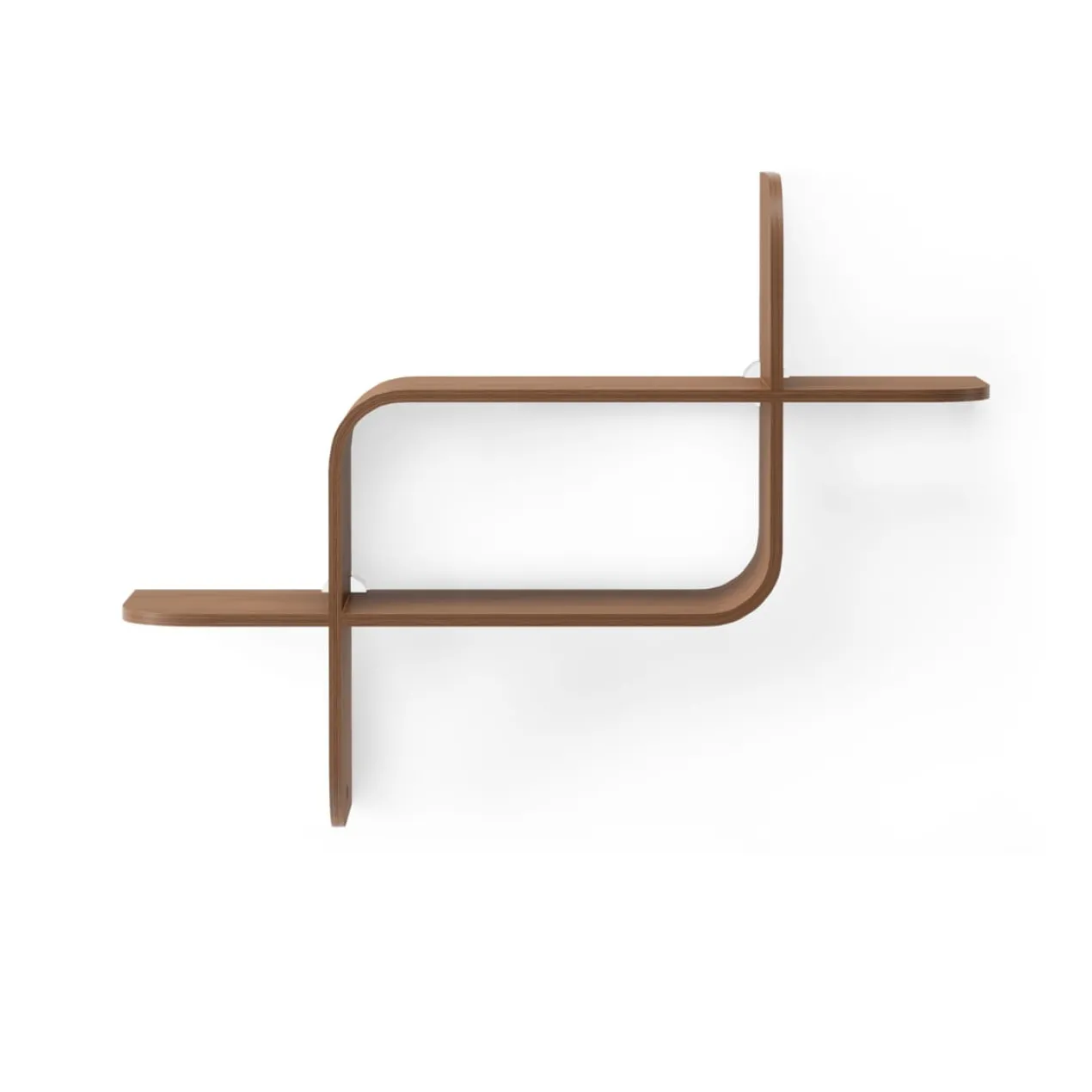 Wandplank Montage Licht walnoot