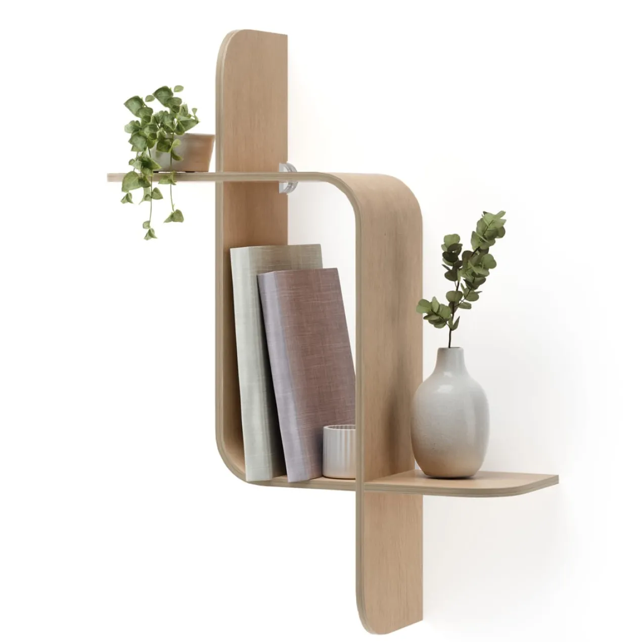 Wandplank Montage Naturel hout