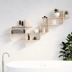 Wandplank Montage Naturel hout