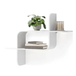 Wandplank Montage wandplank wit hout