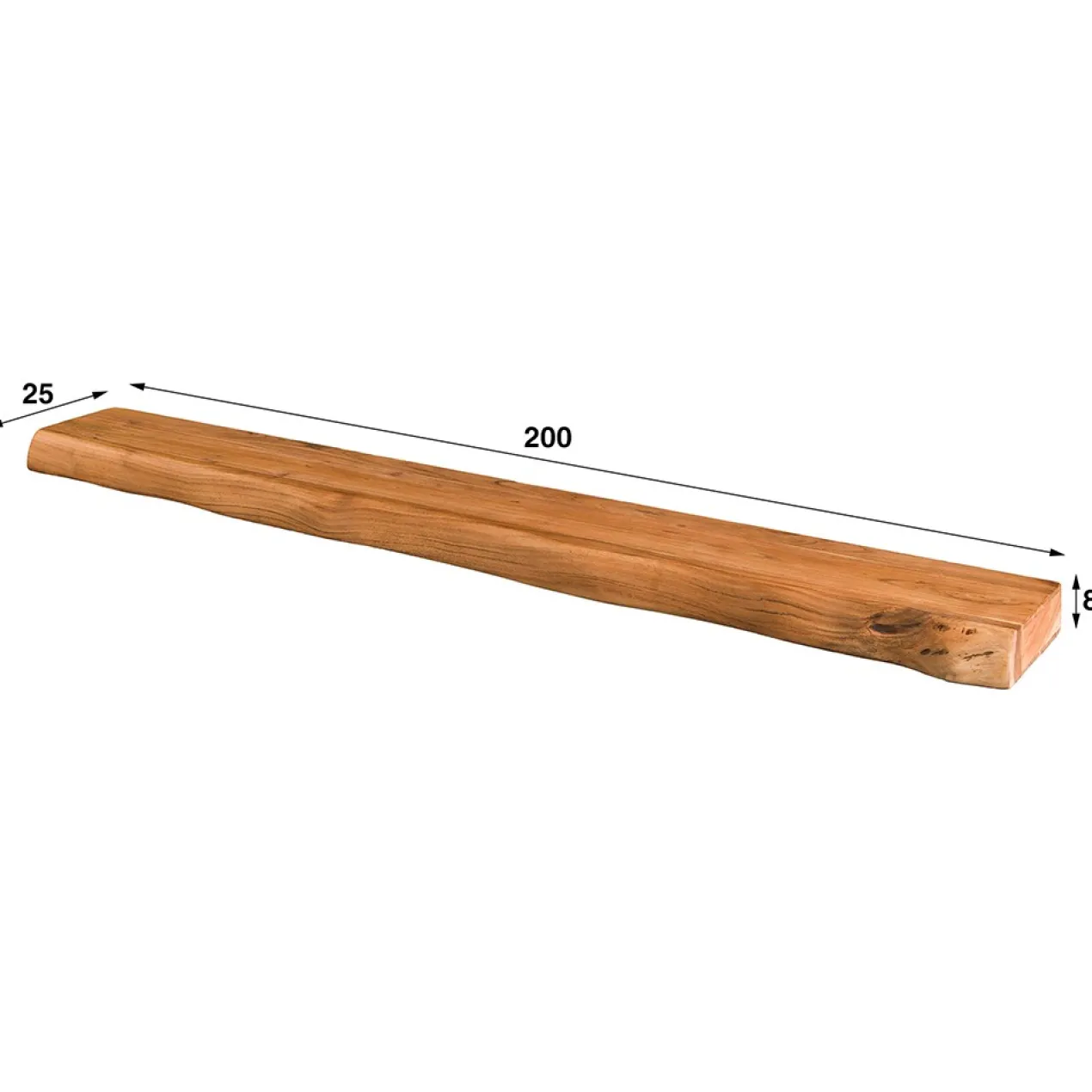 Wandplank Olli Groot
