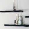 Wandplank Pure Zwart Mangohout 120cm