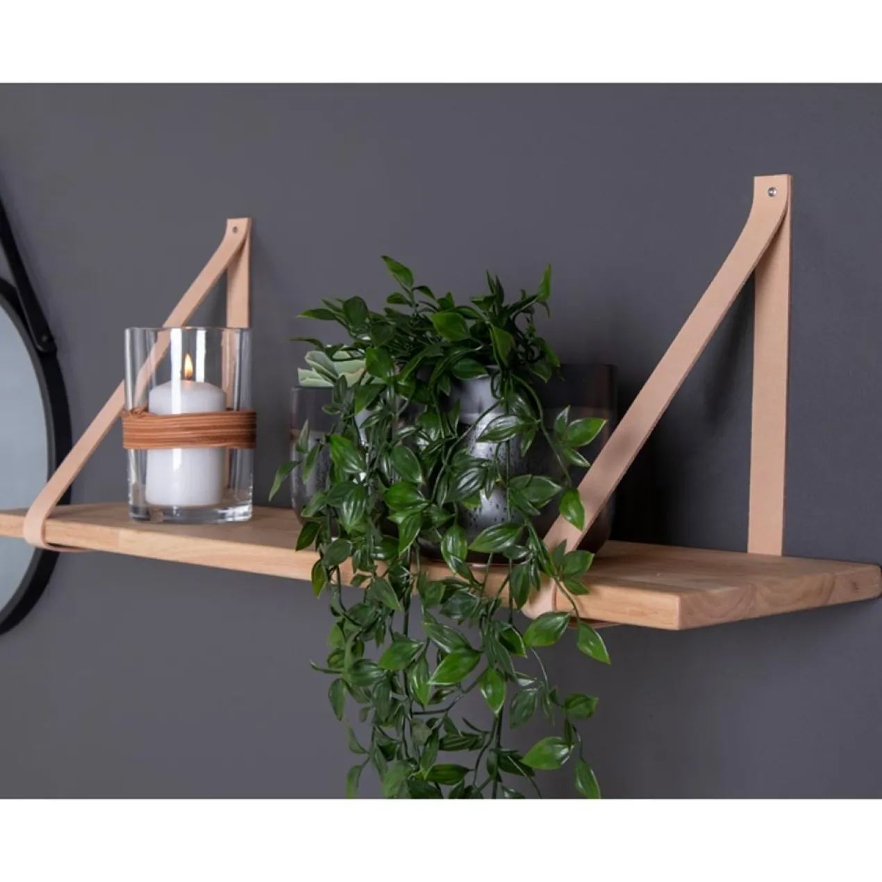 Wandplank Thomas Naturel: B80 x D20