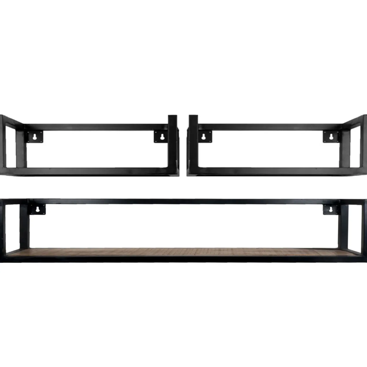 Wandplank Vintage groot - set van 3