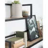 Wandplank Vintage zwart mangohout groot – set van 3