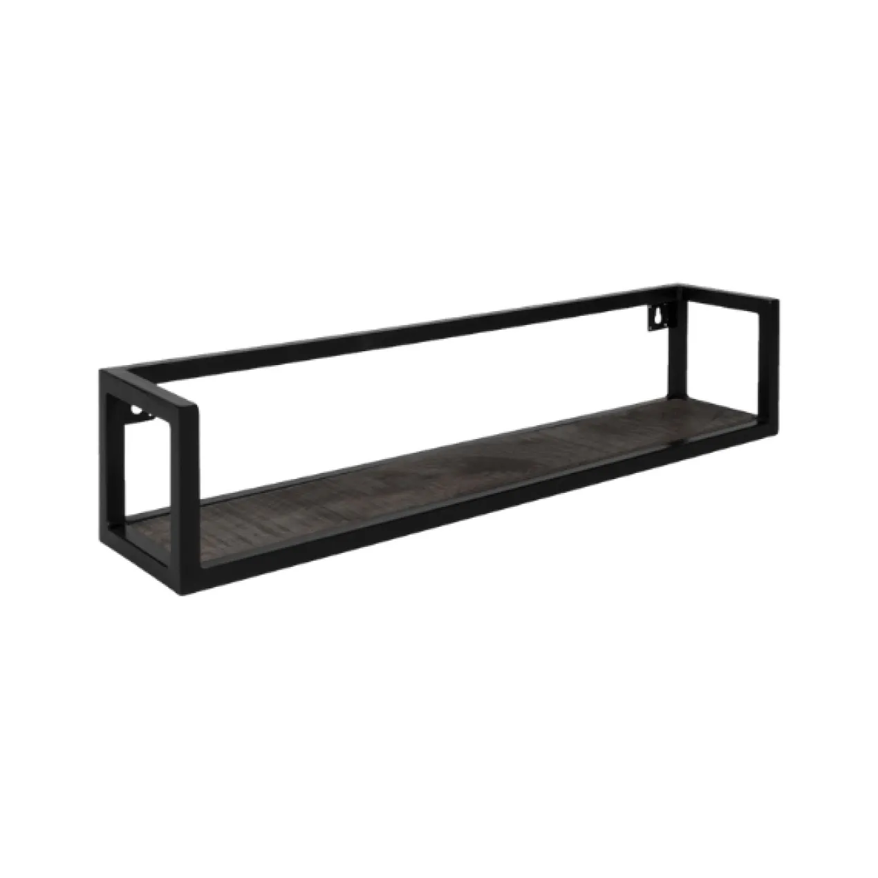 Wandplank Vintage Zwart Mangohout 60 cm