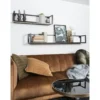 Wandplank Vintage Zwart Mangohout 140 cm