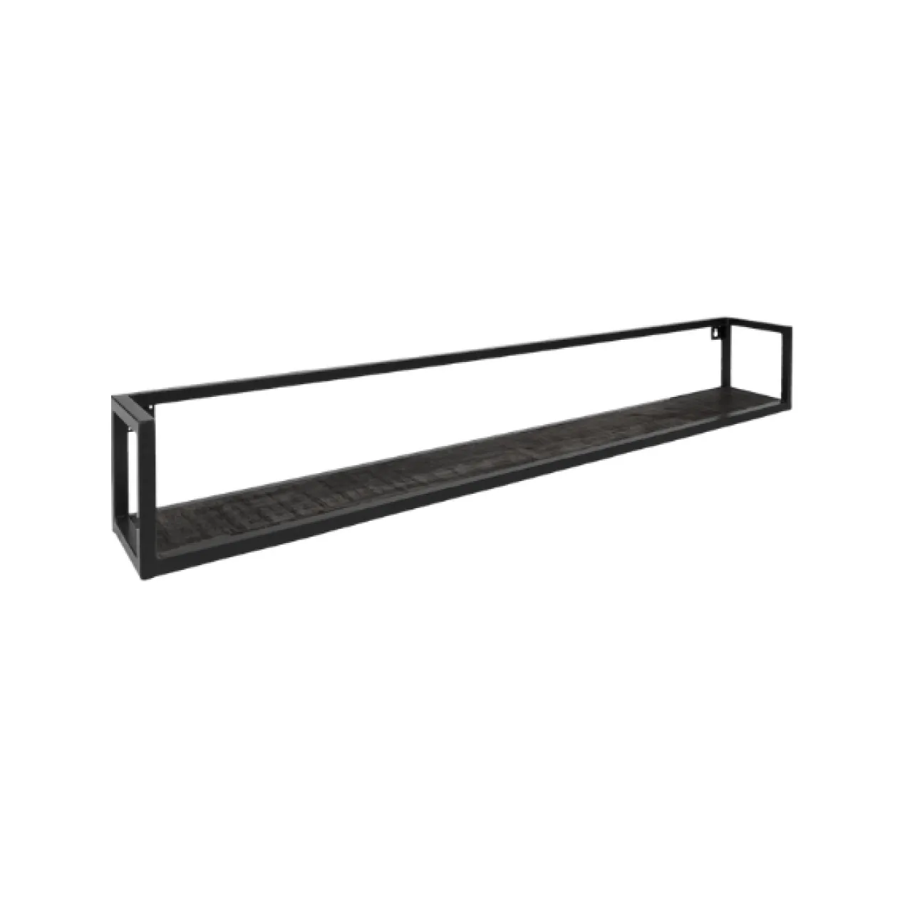 Wandplank Vintage Zwart Mangohout 140 cm