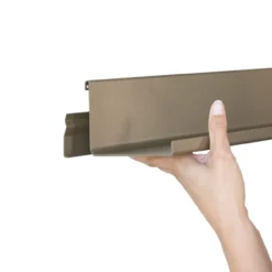 Wandplank 150x15 cm anodic brons