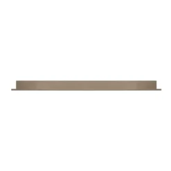 Wandplank 150x15 cm anodic brons