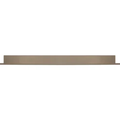 Wandplank 120x15 cm anodic brons