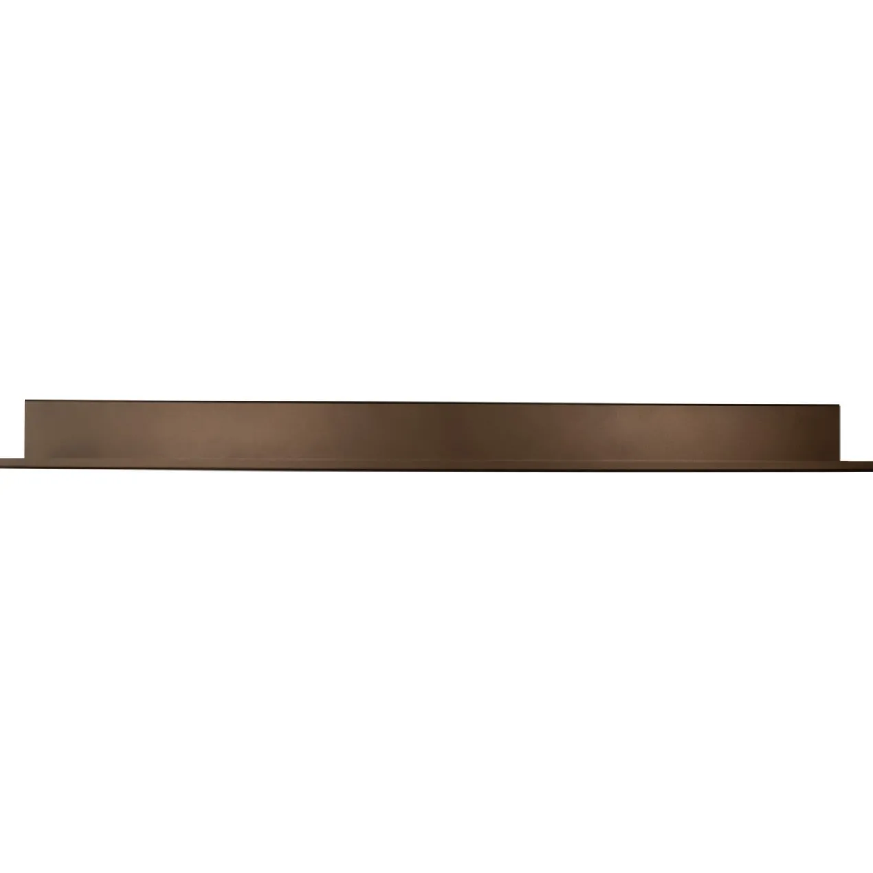 Wandplank 120x15 cm anodic bruin