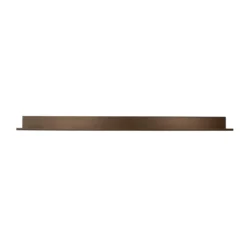 Wandplank 150x15 cm anodic bruin