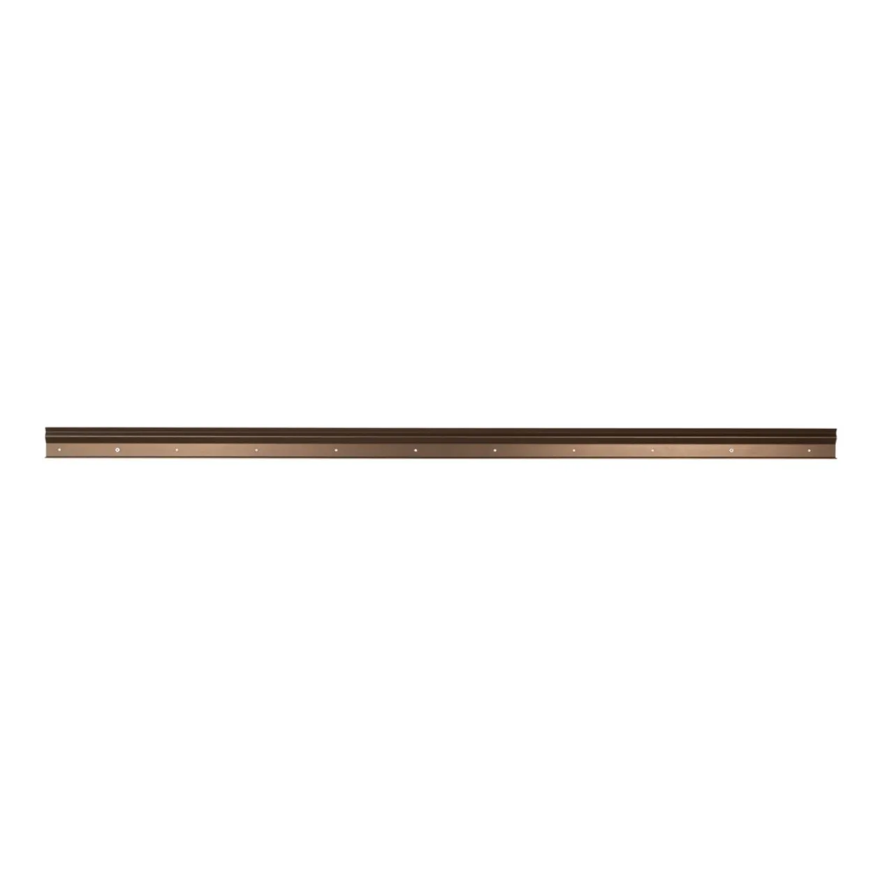 Wandplank 150x15 cm anodic bruin