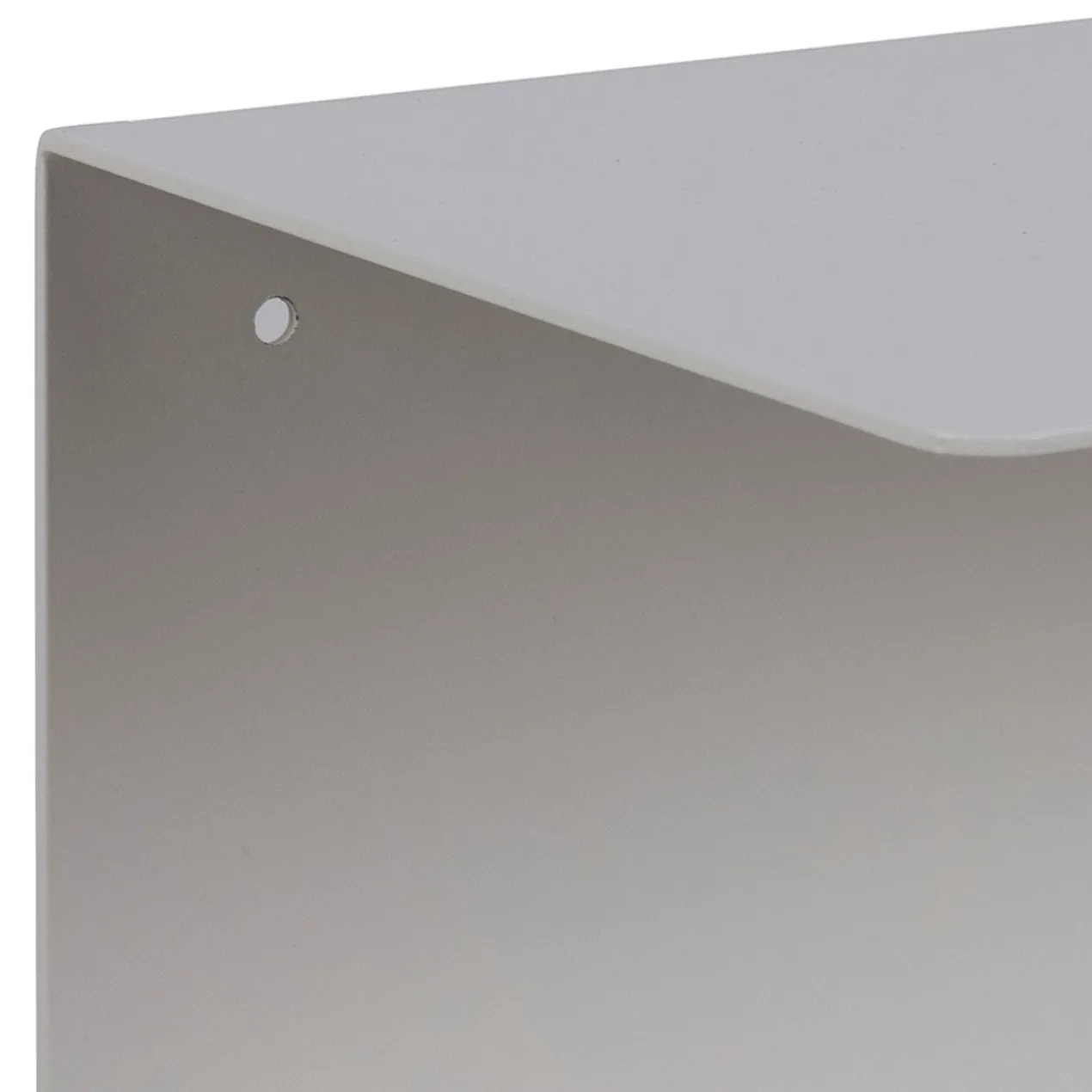 Wandplank Yara metaal Wit