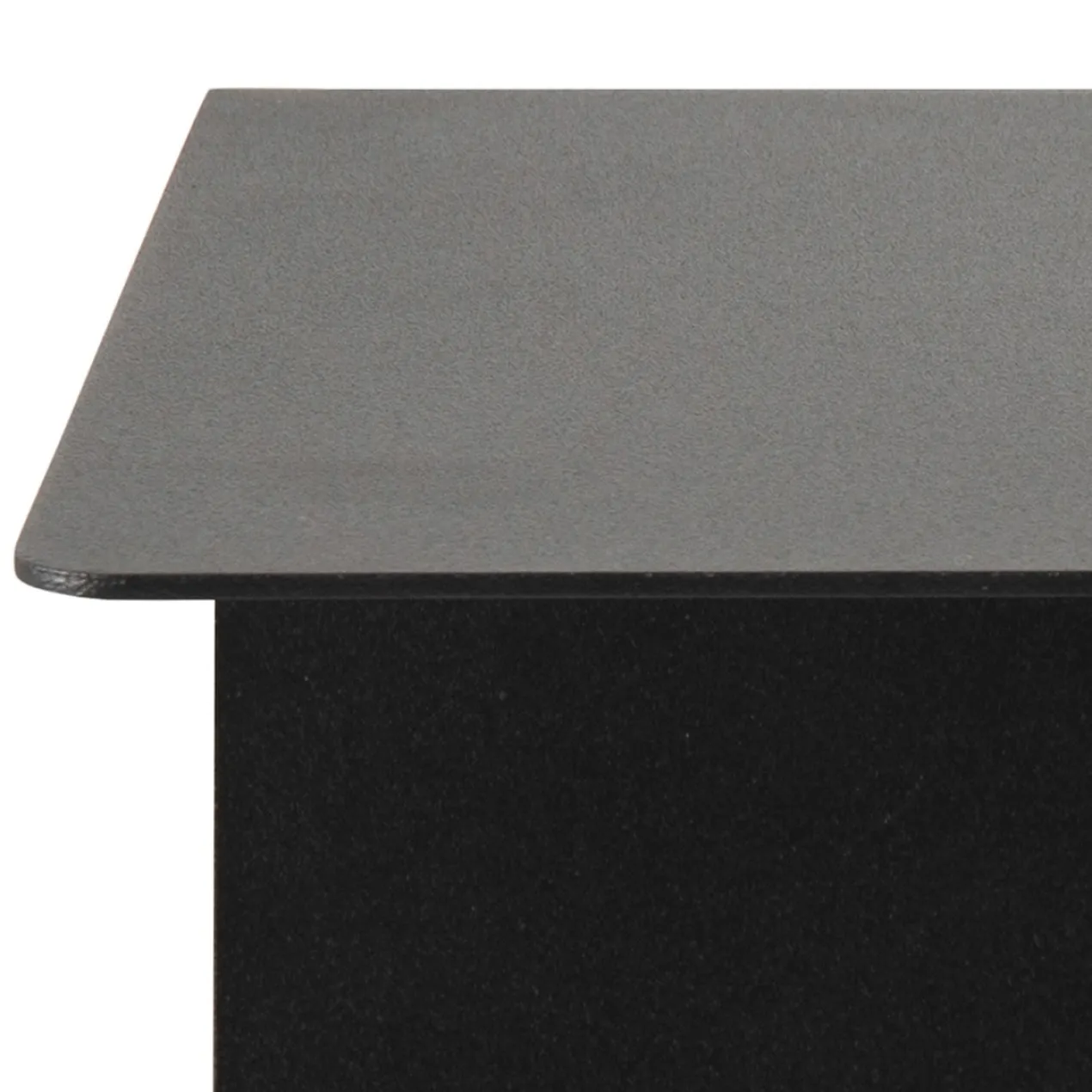 Wandplank Yara metaal Zwart