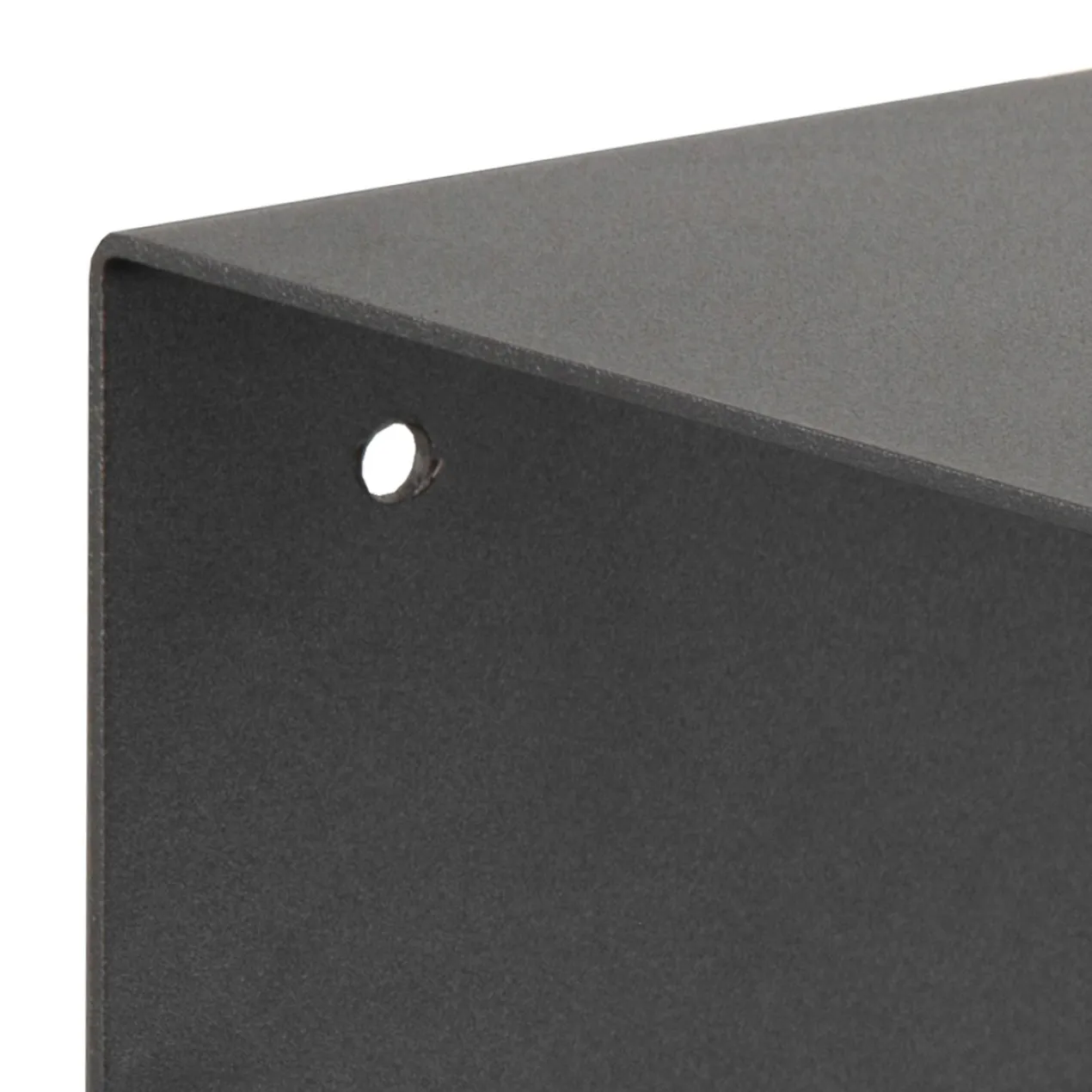 Wandplank Yara metaal Zwart