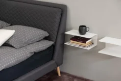 Wandplank Yara metaal Zwart