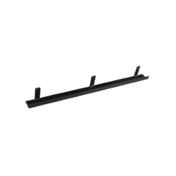 Wandrail metaal zwart 100cm